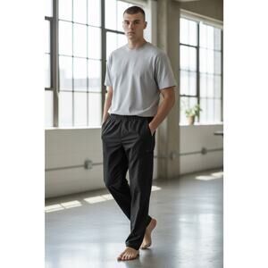 Carhartt Force Pants Size Small Black Straight Leg Cargo Scrub Bottom C53106